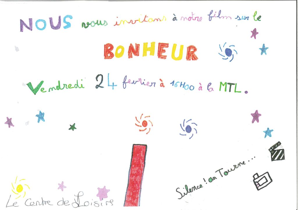 Projection du film de l'ALSH